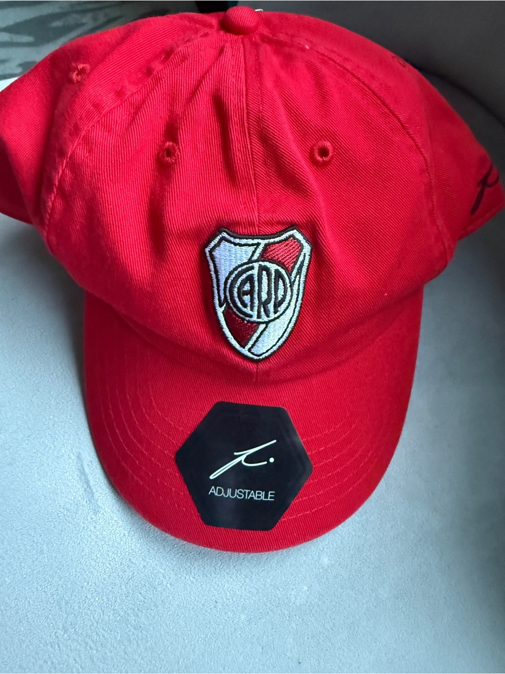 River Plate Men’s Baseball Cap [Fi Collection] Red  OSFA